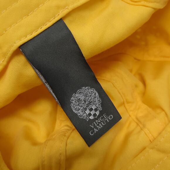 Flower Tied Baseball Cap Yellow One Size Adjustable Blank Cotton Vince Camuto - Picture 9 of 10